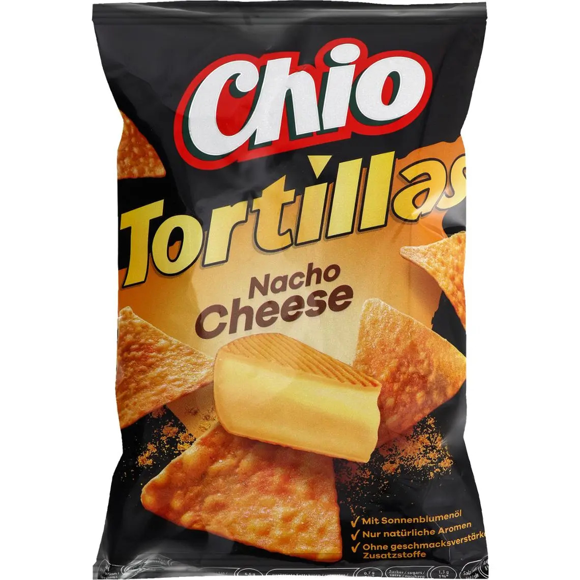 Чіпси кукурудзяні CHIO TORTILLAS Начо сир 110 г